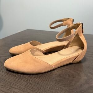 Eileen‎ Fisher Just Suede Ankle Strap Pump Size 7